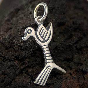 Canard, pendentif de style Europe de l'Est, argent 925/1000