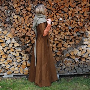 VÊTEMENTS MÉDIÉVAUX POUR FEMMES - bourgeoise - bourgeoise, 2e moitié du 14e siècle