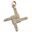 Brigid's Cross Pendant, Bronze