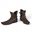 Gothic low boots, poulaines, brown