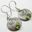 BELTINE, silver earrings, peridot, Ag 925/1000