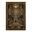 Croix celtique, tableau mural en bois 21x30cm, cadre en osier