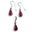 Silver Jewellery Set with Glass STRIGA, Sterling Silver 925