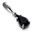 Silver Pendant with Glass NOIR, Sterling Silver 925