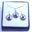 ANTICA ROMA, sterling silver jewelry set, lapis lazuli