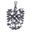 Pendentif en argent Aigle de Moravie Ag 925