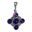 PRAGA, medieval pendant, amethyst, silver 925/1000