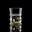 Whisky glass, green glass