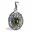 Pendentif en argent avec moldavite, source, Ag 925