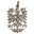Pendentif l'aigle de Moravie, en bronze