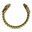 SNAKE, brass bracelet