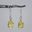 SINOPE - Boucles d'oreilles, argent, citrine