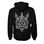VALKNUT Viking Hoodie zipper bw