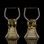 ROEMER, historical glass goblets, Set of 2