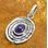 FOREST WELL, sterling silver pendant, amethyst