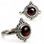 ANTONIA, ring, garnet silver 925/1000