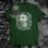 Wolf, Herren-T-Shirt grün