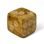 Bone Roman dice - yellow