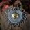 LADA Moldavite, Great Moravia Pendant, gold plated silver 925