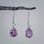 SINOPE silver earrings, amethyst