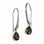SINOPE, earrings, faceted moldavite jewelry, silver