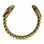 SNAKE, brass bracelet