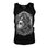 RAM SKULL, men's black and white tank top