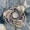 TRISKEL, Art Nouveau jewellery, necklace, amethyst and moonstone Ag 925/1000
