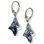 SHAMROCK, earrings, silver, ijolit