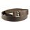 LEATHER BELT with buckle change system, brown
