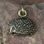 Hérisson, pendentif en zinc