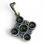 PRAGA, medieval silver pendant, Moldavite, Ag 925/1000
