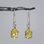 SINOPE silver earrings, citrine