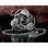 TRISKELION, Art Nouveau, sterling silver necklace