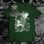 Deer, men's t-shirt, green