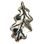 OAK LEAF, pendant, sterling silver