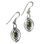 MAIA, earrings, faceted Moldavite, silver