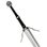 Geralt of Rivia’s Silver Sword, Wolf Medallion, foam replica