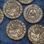 Prague groschen, coin, zinc, antique brass