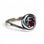 NORICA, silver ring with garnet, Ag 925