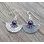 AZTEC, silver earrings, amethyst