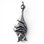 Chauve-souris, pendentif, zinc