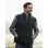 RONAN Men's Lined Body Warmer, Irish wool green