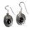 AGARA, Ohrringe, Silber 925, Granat