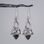 KIRA - boucles d'oreilles, argent, grenat