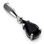 Silver Pendant with Glass NOIR, Sterling Silver 925