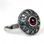 SLAVIC RING with GARNET