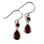 KYANE, boucles d'oreilles en argent, grenat, Ag 925/1000