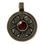 LADOGA, Viking jewel, pendant, bronze, enamel