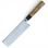 Couteau japonais Nakiri en acier inoxydable, manche en bouleau